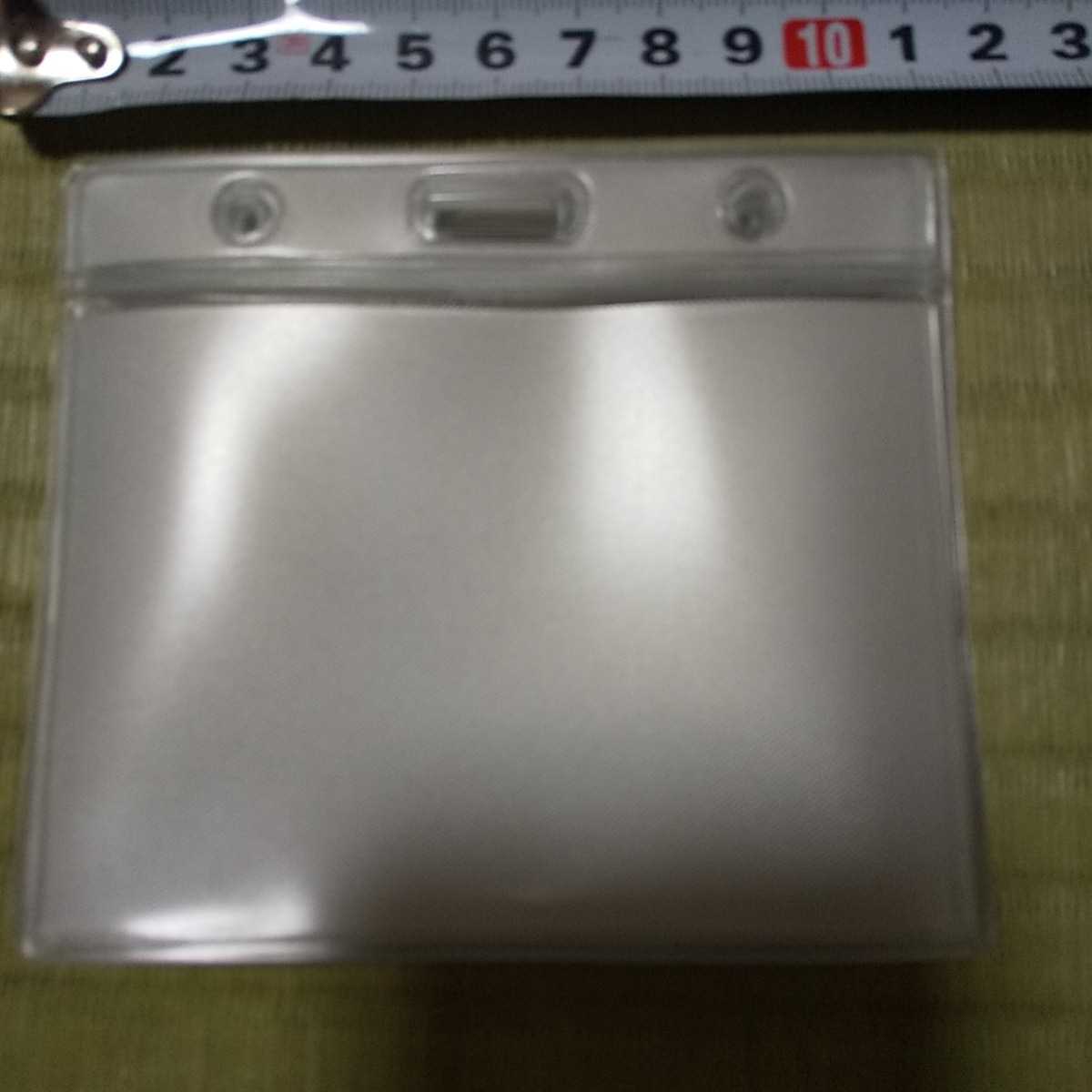 カード入れ 名札いれ 名刺いれ ケース 未使用 10枚 まとめて 首から下げる 社員証いれ 名札 10人分 ネックストラップ用? 事務所拍卖