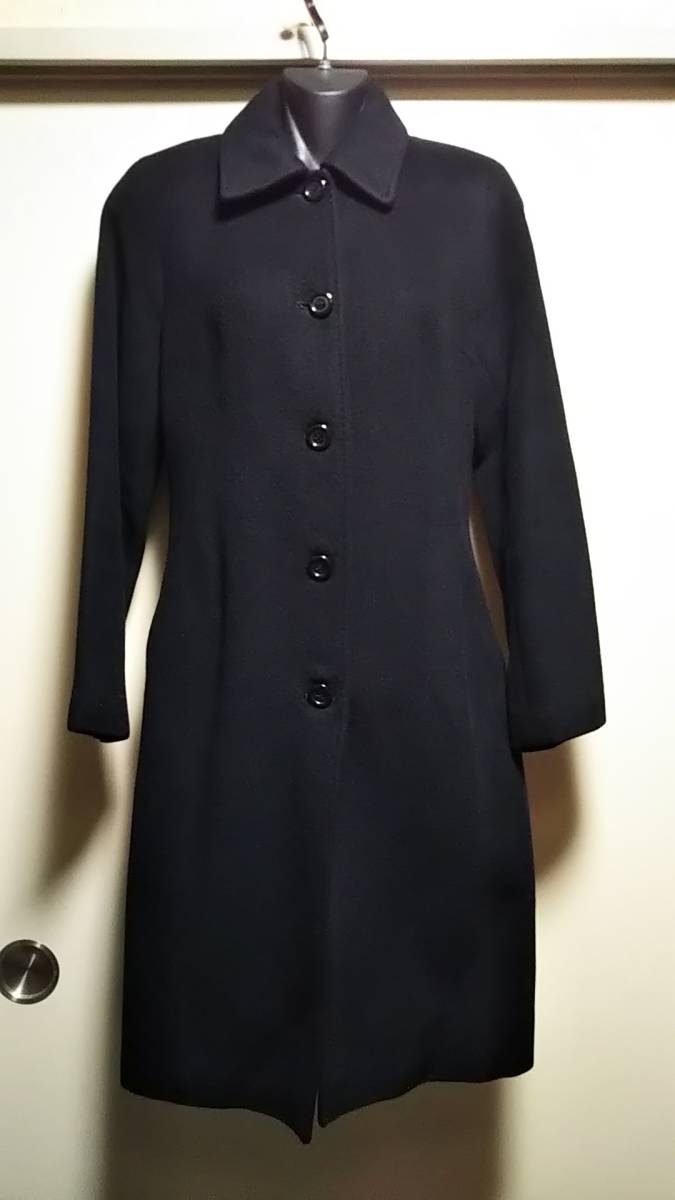 ☆M-プルミエウール混アンゴラロングコート☆超美品36拍卖