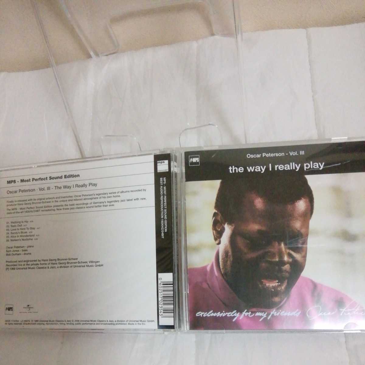 Oscar Peterson Vol.Ⅲ the way I really play 輸入盤拍卖