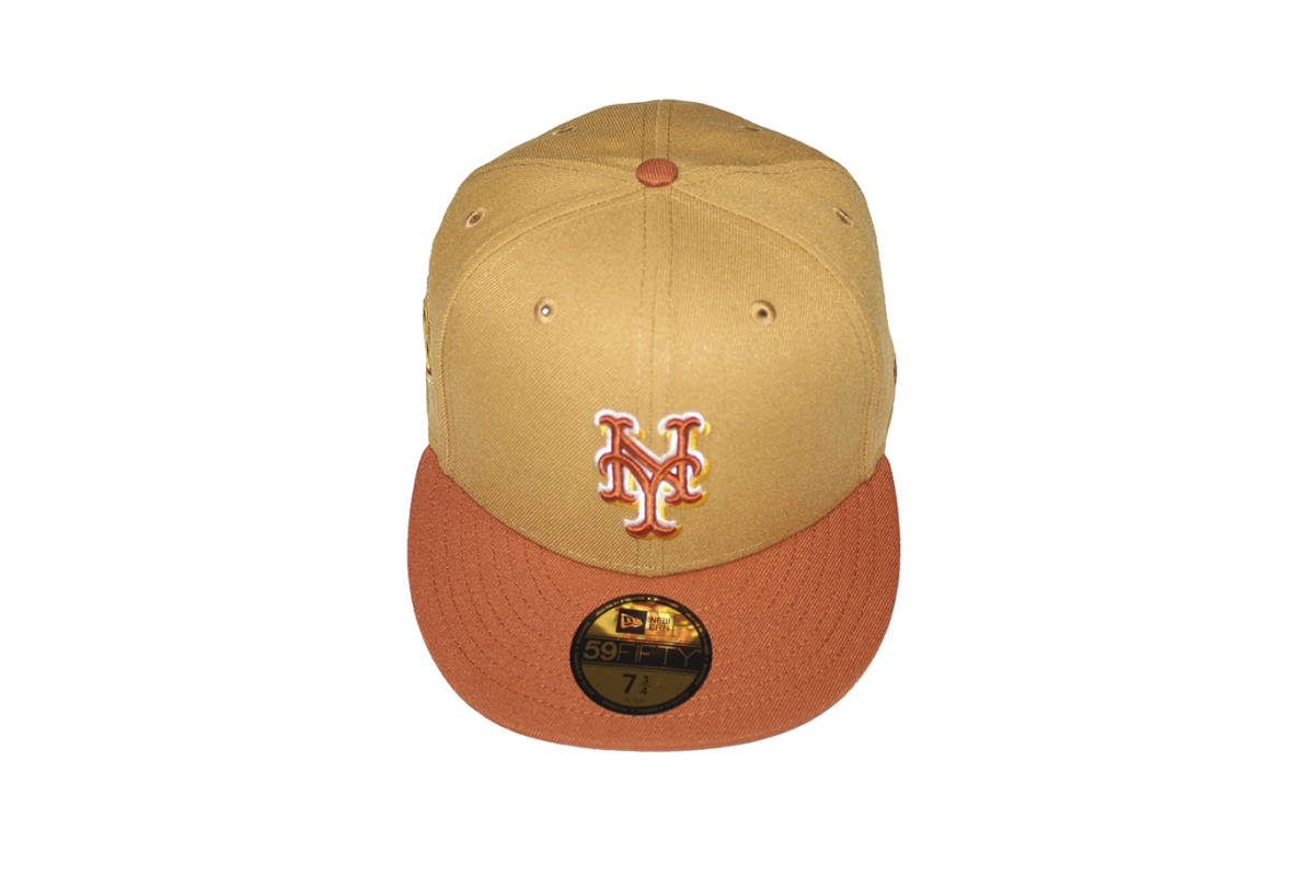 NEW ERA NEW YORK METS CAMEL/BROWN SIZE 7 1/4拍卖