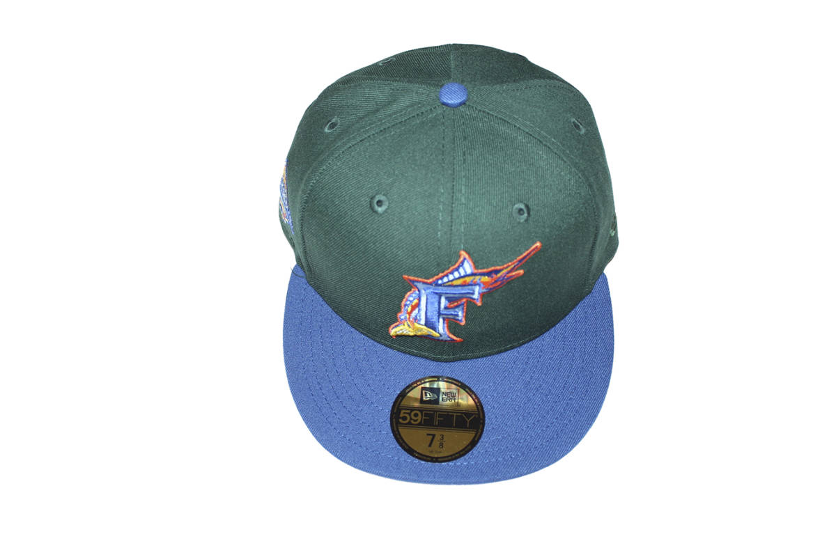 New Era Miami Marlins GREEN/BLUE SIZE 7 1/4拍卖
