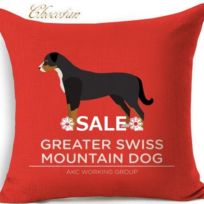 【送料無料】SALE バーニーズマウンテン E クッションカバー【 新品】拍卖