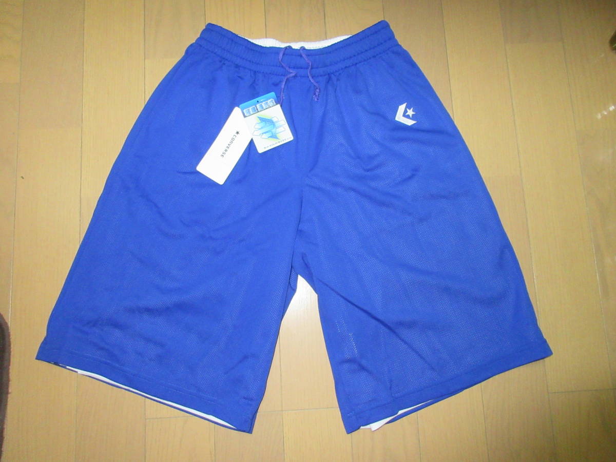 CONVERSE リバーシブルメッシュバスパン O BL/WH 新品 ☆決算セール☆..拍卖