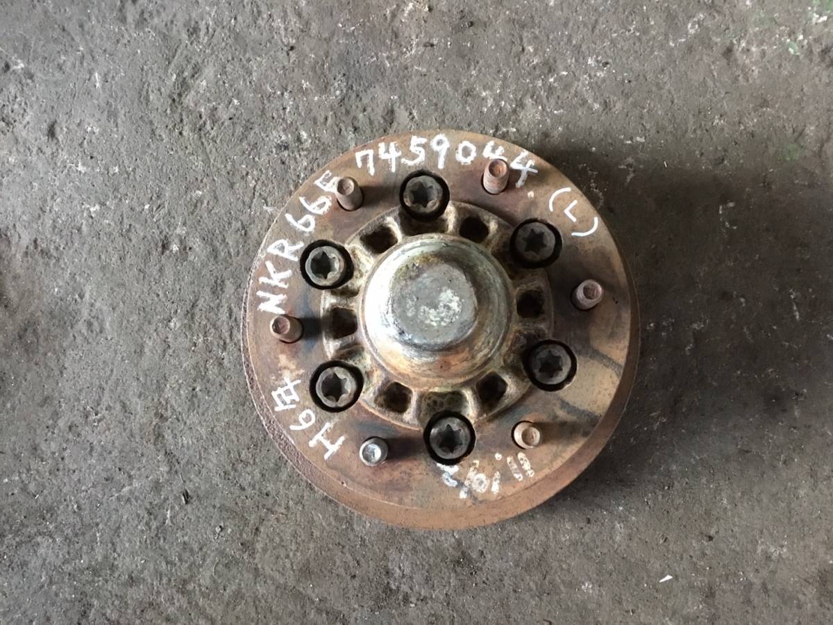 NKR66E H.6年 エルフ インデペ ハブ & ローター (L) フロント P 230130 即日発送可 ヤフオク イスズ 100~140s拍卖