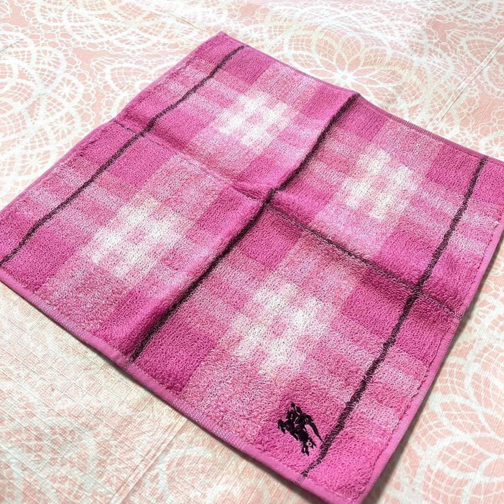 【人気柄】新品/BURBERRY/タオルハンカチ/正規品/バーバリー/綿100%/未使用/即決あり/匿名発送/日本製/ノバチェック/ハンドタオル/ピンク/r拍卖