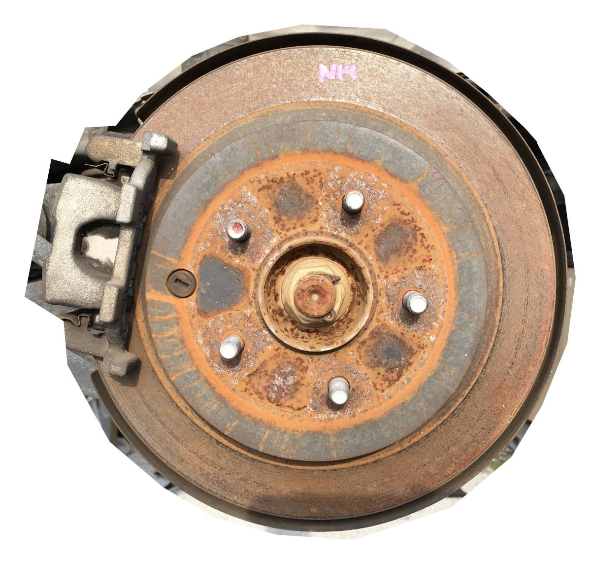 NI4 / MURANO / ムラーノ / PNZ51 / VQ35DE / リア 左 / ナックル ハブ+キャリパー / Knuckle hub拍卖