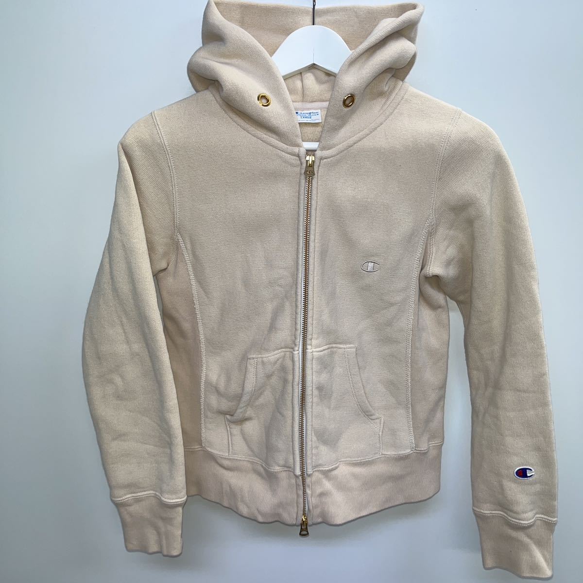 ◆オススメ◆Champion レディースREVERSE WEAVE フルジップパーカー 裏起毛 サイズL拍卖