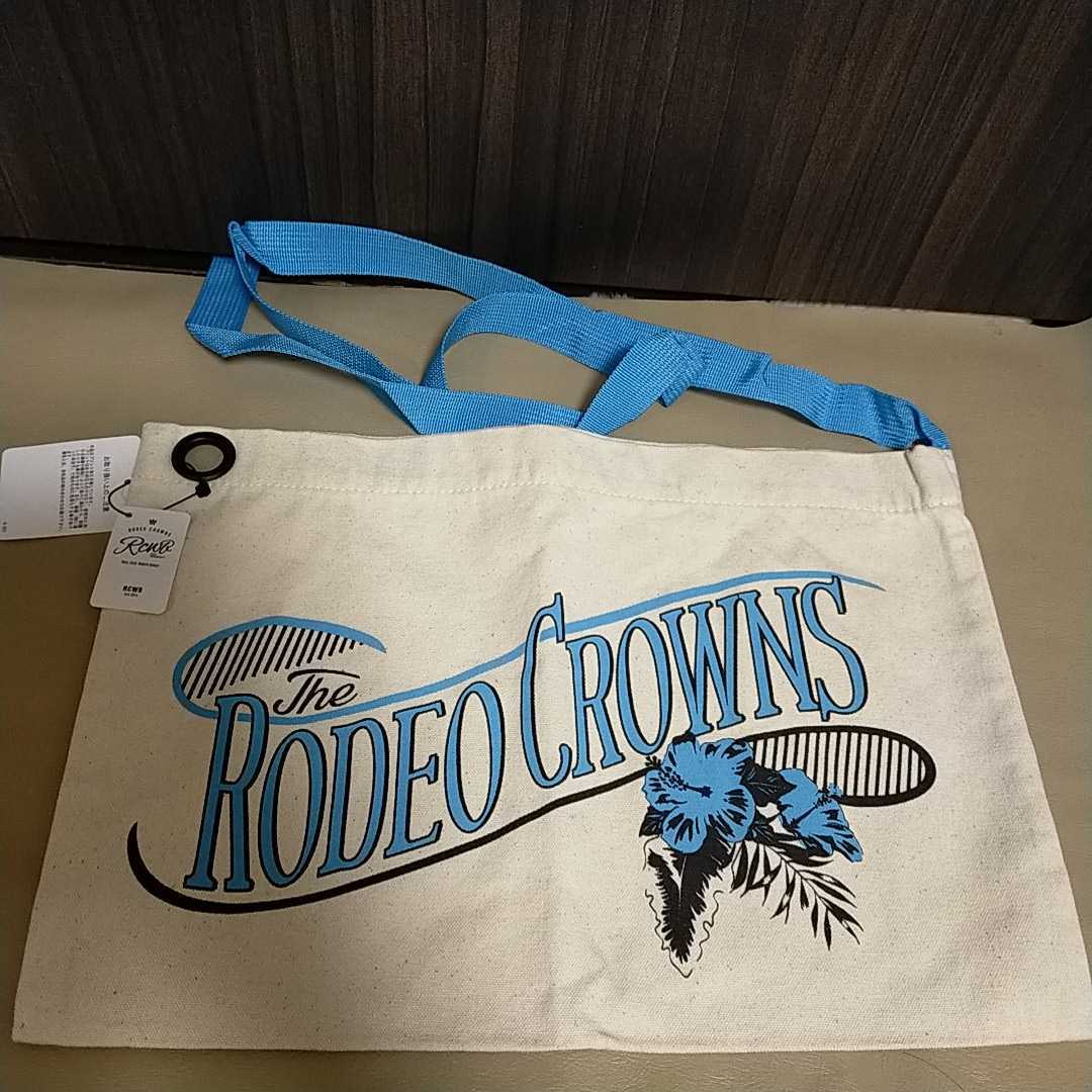 送料込み 未使用タグ付き ロデオクラウンズ サコッシュ キャンプ 車内収納バッグとしても トートバッグ マチなし拍卖