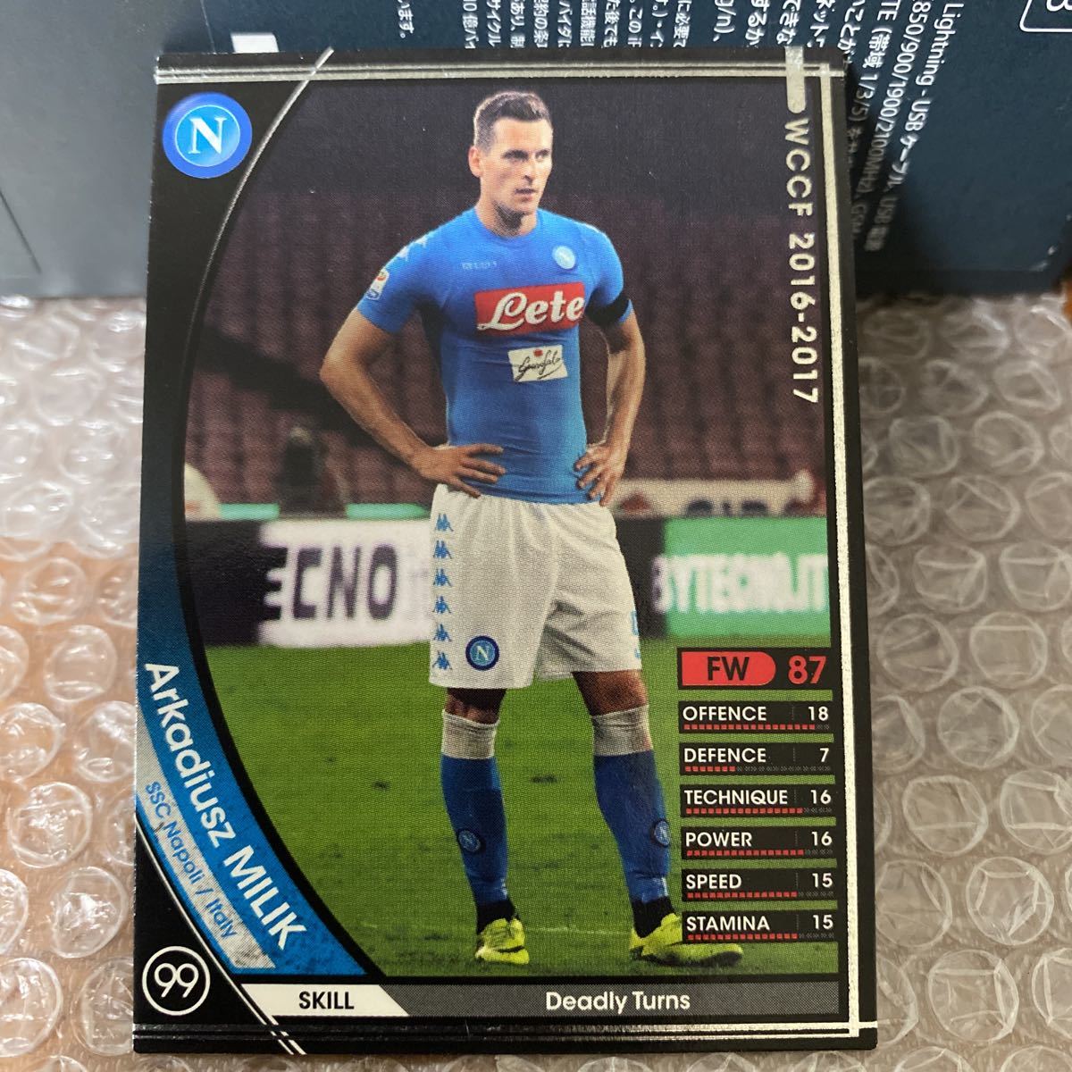 ◆WCCF 2016-2017 アルカディウシュ・ミリク Arkadiusz MILIK Napoli◆拍卖