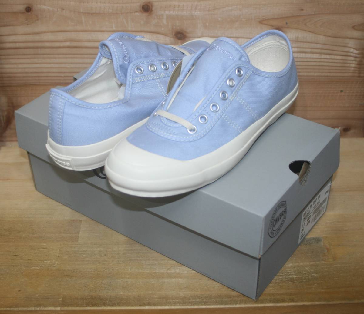 送料無料/新品☆ 1920's スリップオン可 撥水加工 ヴィンテージコンセプトキャンバススニーカー CONVERSE BIG C TS SLIP OX(コンバース)US9拍卖