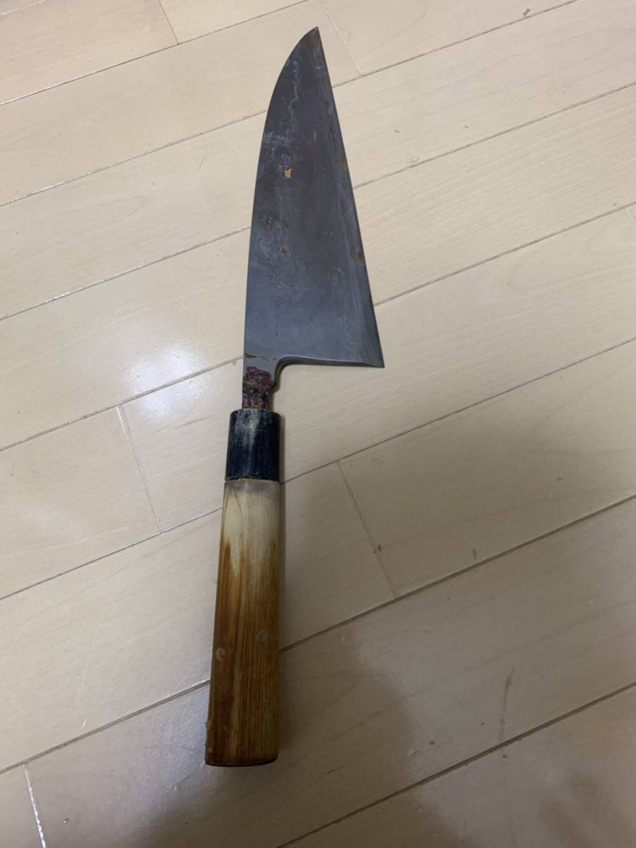 ★現状品★源法光 出刃包丁 和包丁 刺身包丁 ①拍卖