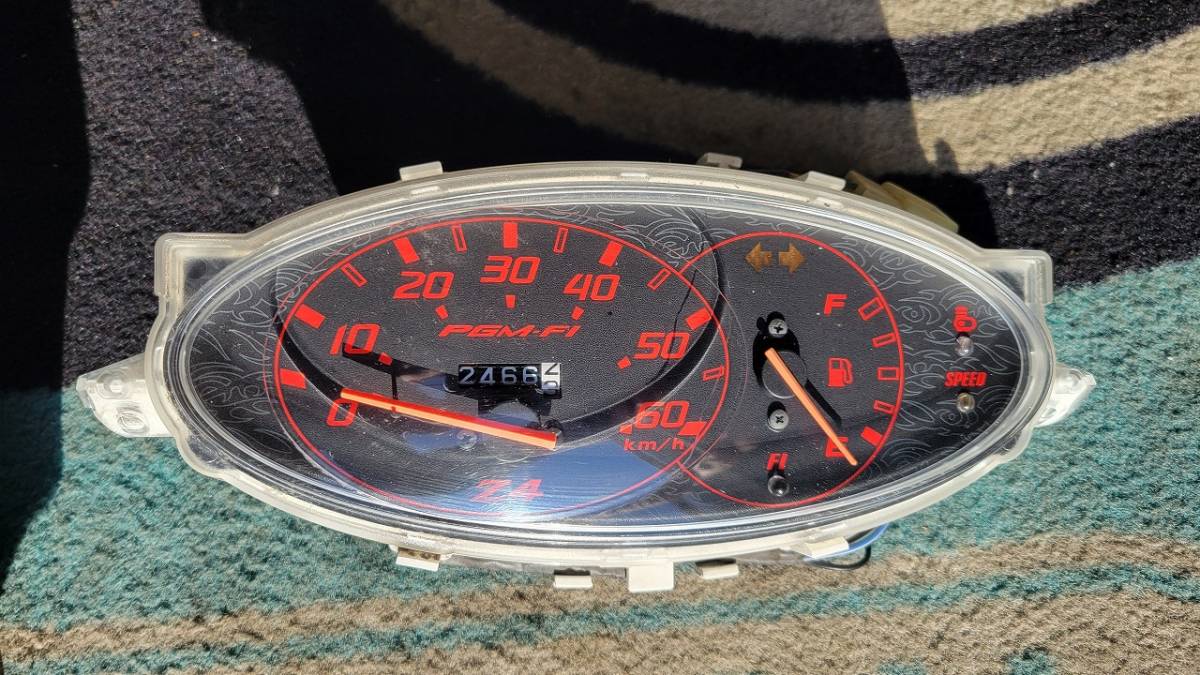 【☆中古品☆】HONDA ホンダ スマートディオ Z4 AF63 スピードメーターCOMP拍卖