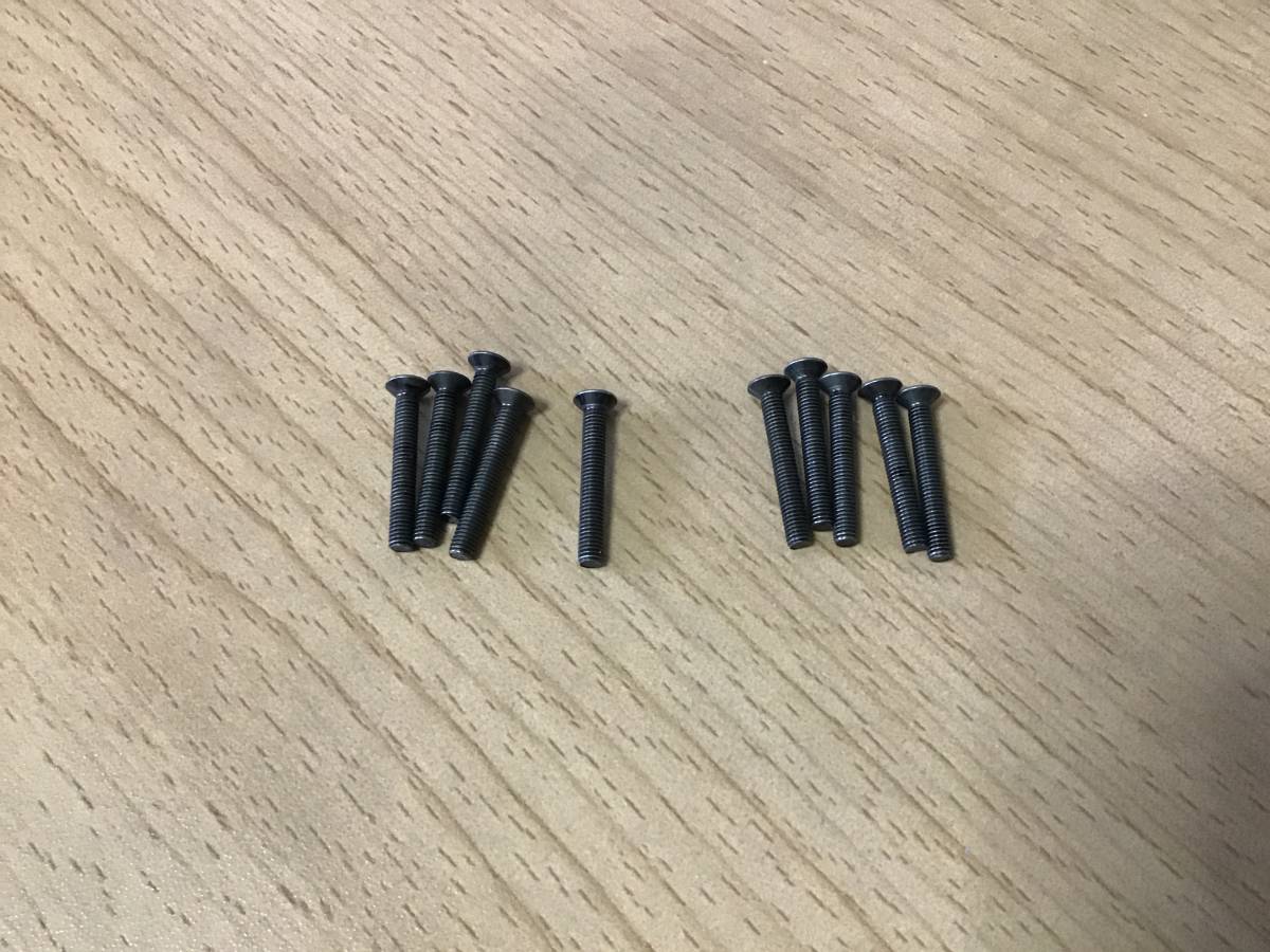 黒鉄 M3X21.5 ヘックス皿ねじ 10本拍卖