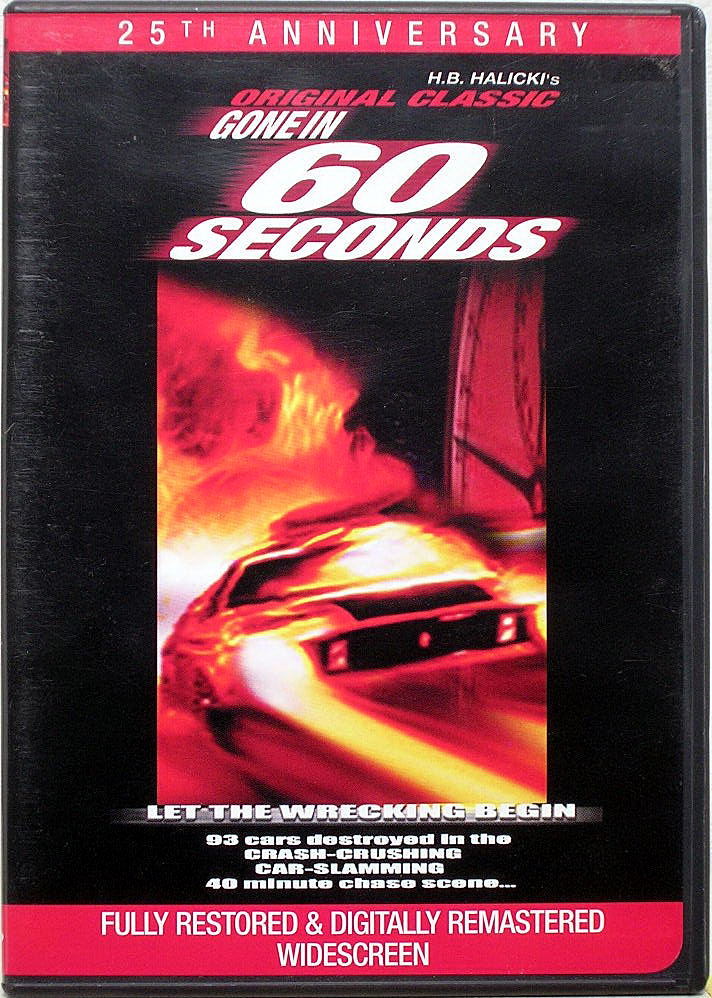 DVD【バニシングIN60”】25th ANNIVERSARY レストア&リマスター版/輸入盤拍卖