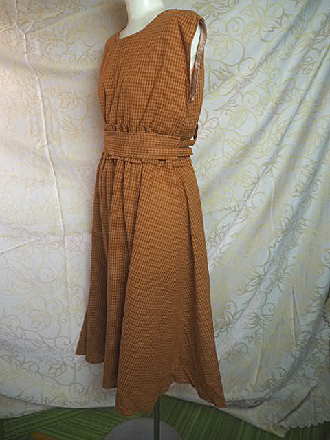 新品未使用 訳アリ MIIL ミーア チェックワンピース フリーサイズ・230110拍卖