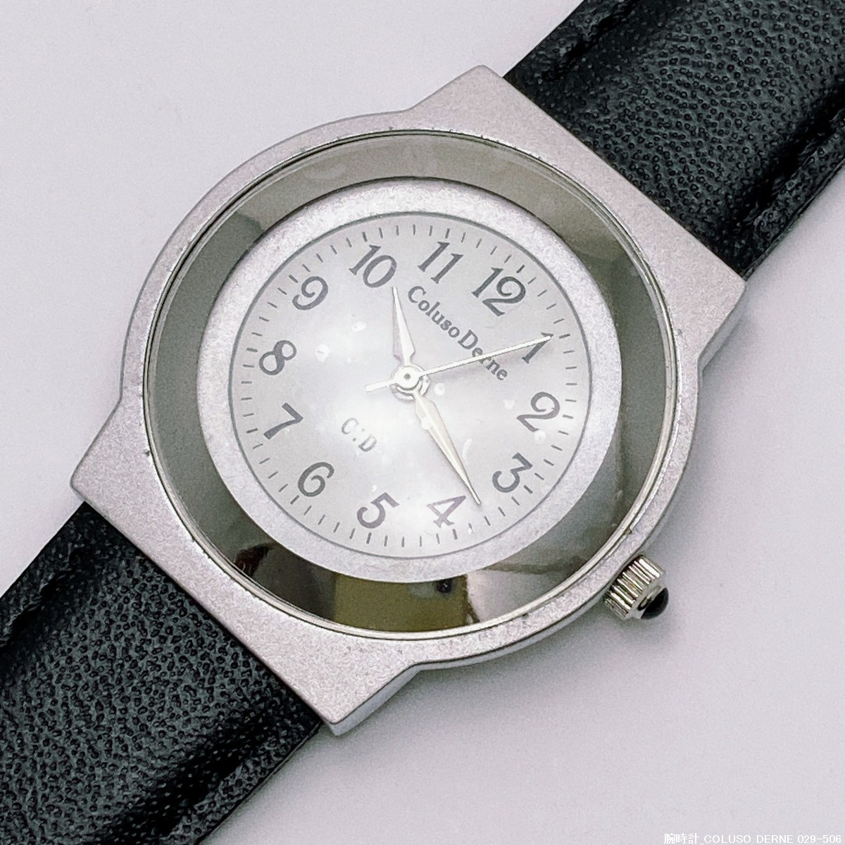 【未使用 / 即決 / 送料230円】 COLUSO DERNE コルソデルーネ 合皮バンド 029-506 ユニセックス メンズ腕時計 No.30109-4 bok拍卖