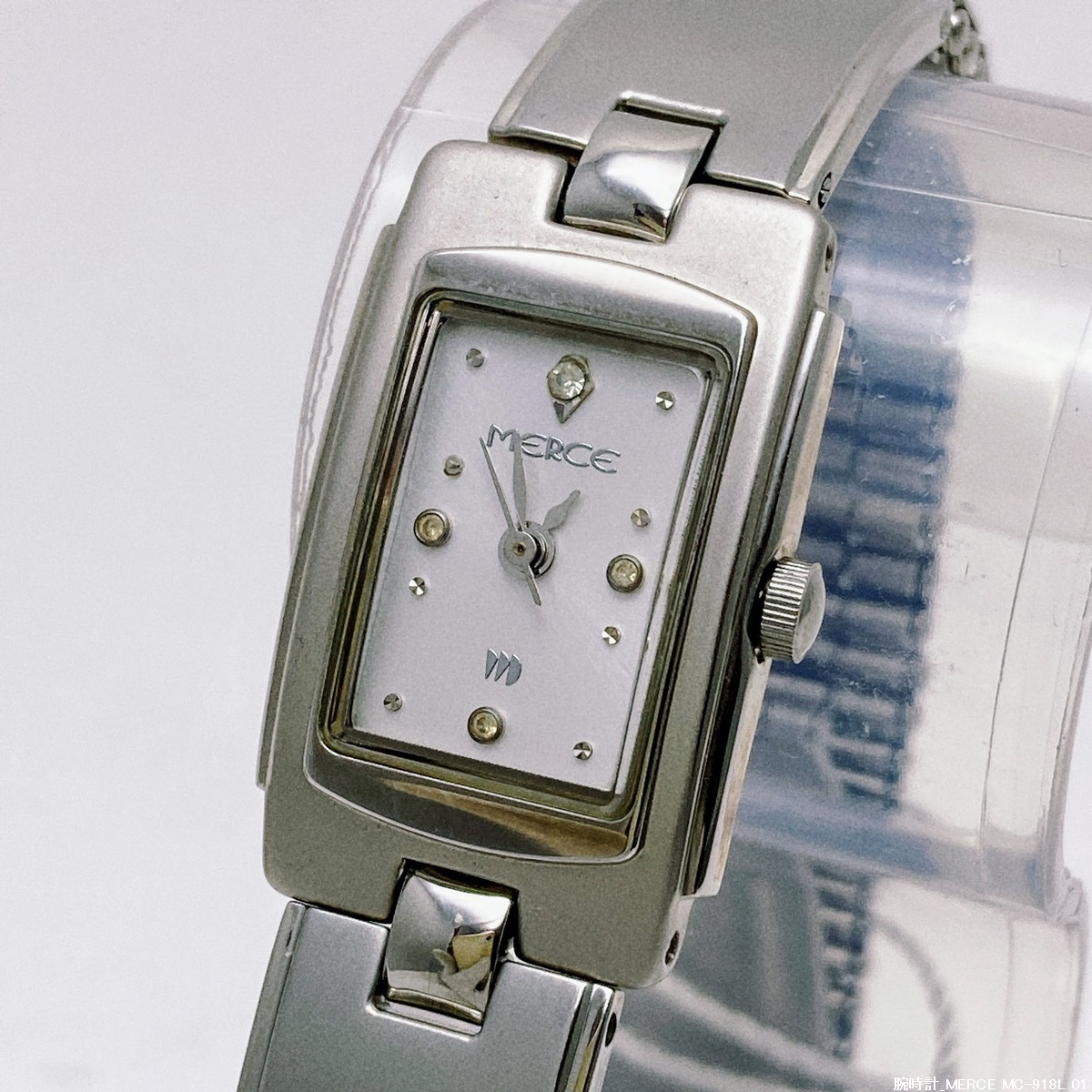 【未使用 / 即決 / 送料230円】 MERCE 日本製ムーブメント オールステンレス / MC-918L レディース腕時計 No.30112-2拍卖