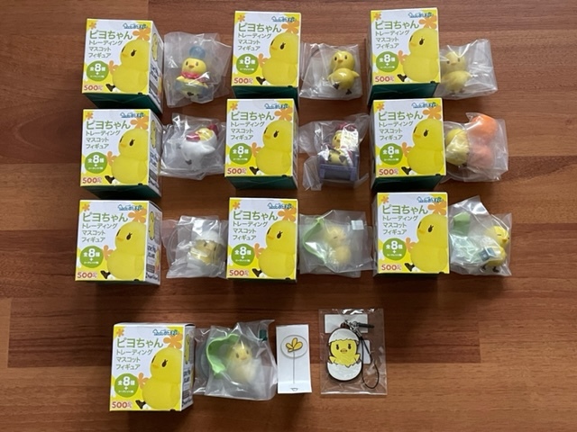 うたの☆プリンスさまっ♪★ピヨちゃんトレーディングマスコットフィギュア★10個セット★コトブキヤBOX購入特典ラバーストラップ たまご付拍卖