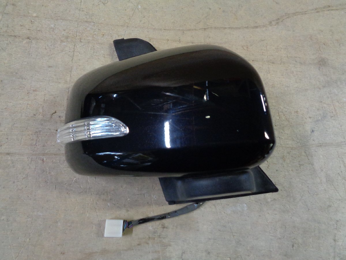 L385S タントカスタム 純正 ウィンカー付 ドアミラー 右 カラー№:X08 カプラー:8ピン拍卖