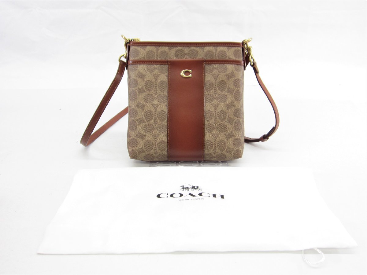 COACH コーチ ショルダーバッグ シグネチャー キットミニバッグ 2way CC533 B4NQ4 ∠UP3263拍卖