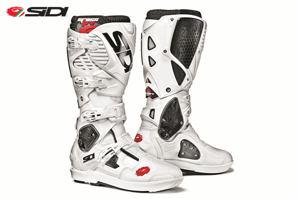 MXブーツ SIDI CROSSFIRE3 WH 11.5/46 (28~28.5cm) SRS 交換式ソールモデル モトクロス レース 正規輸入品拍卖