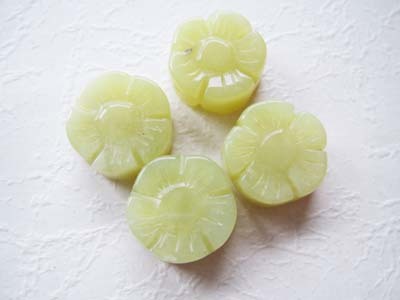 天然石(半貴石)ビーズ オリーブオニキスフラワーセット拍卖