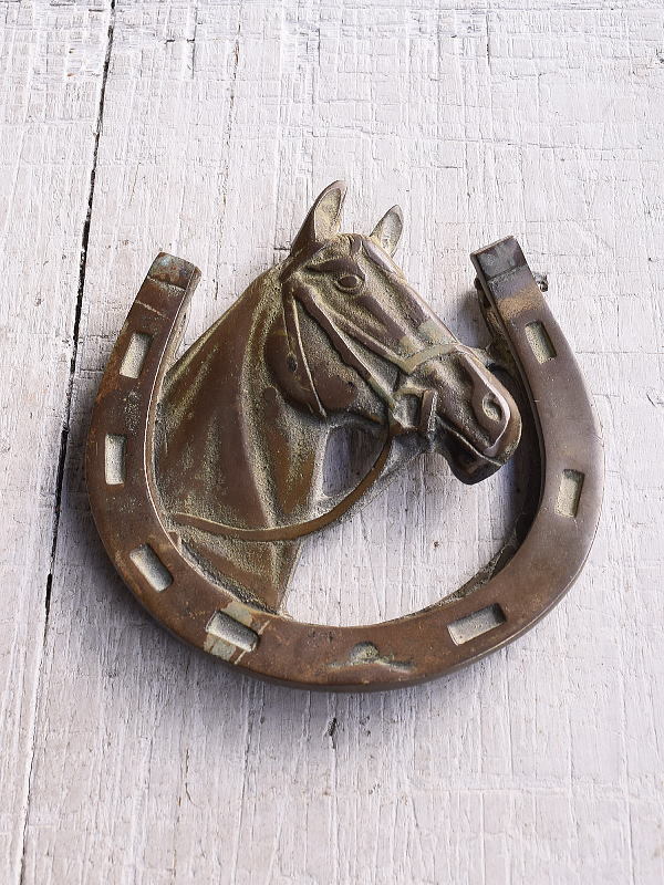 イギリス アンティーク 真鍮製ドアノッカー 11454拍卖