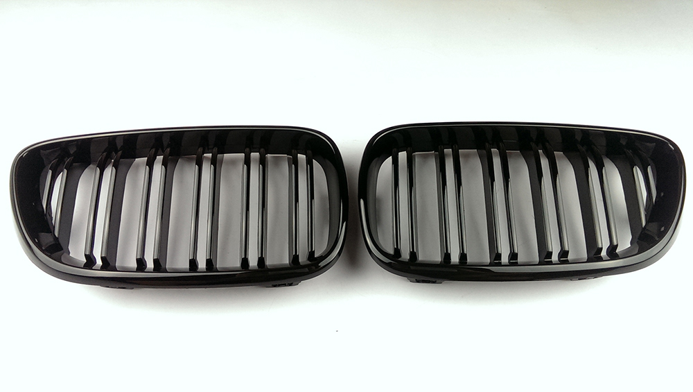 即納対応 交換用 左右 取付簡単 BMW F22/F23 F87 M LOOK フロントグリル 光沢黒 艶有黒 2014-2020 ABS拍卖