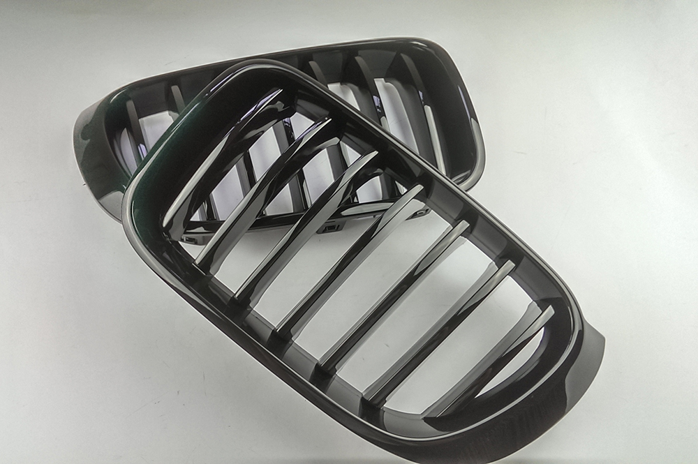 即納対応 交換用 左右 取付簡単 BMW F25 X3 後期 F26 X4 フロントグリル 光沢黒 艶有黒 ABS 2014-2017拍卖