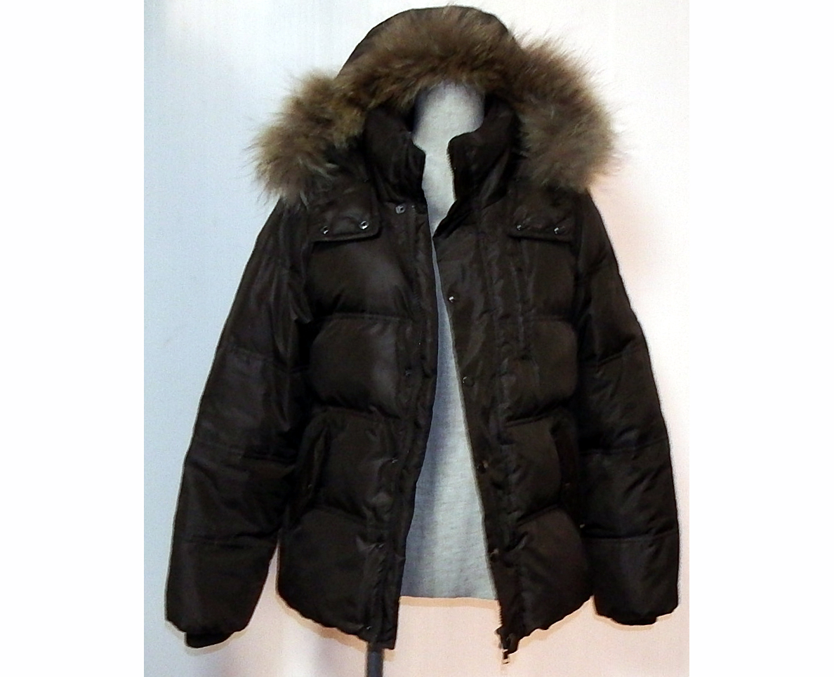 KT009 リップスター フード付ダウンコート サイズ2 茶系拍卖