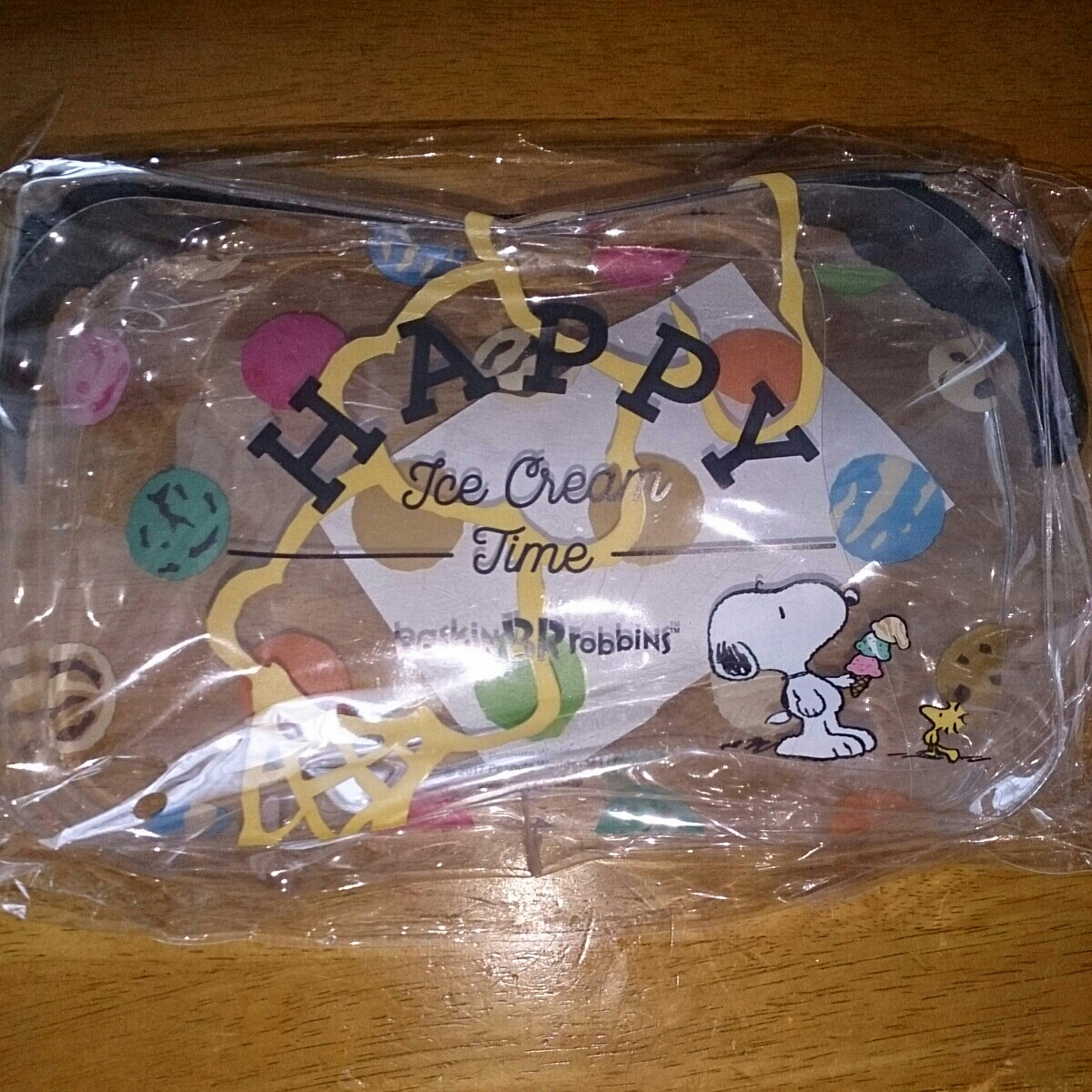 スヌーピー☆サーティーワンオリジナルクリアポーチ☆非売品レア☆新品未使用小物入れ拍卖