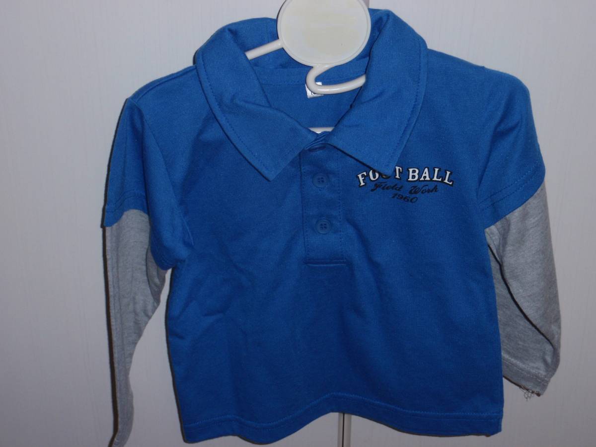 即決☆未使用品 西松屋 長袖ポロシャツ サイズ100☆拍卖