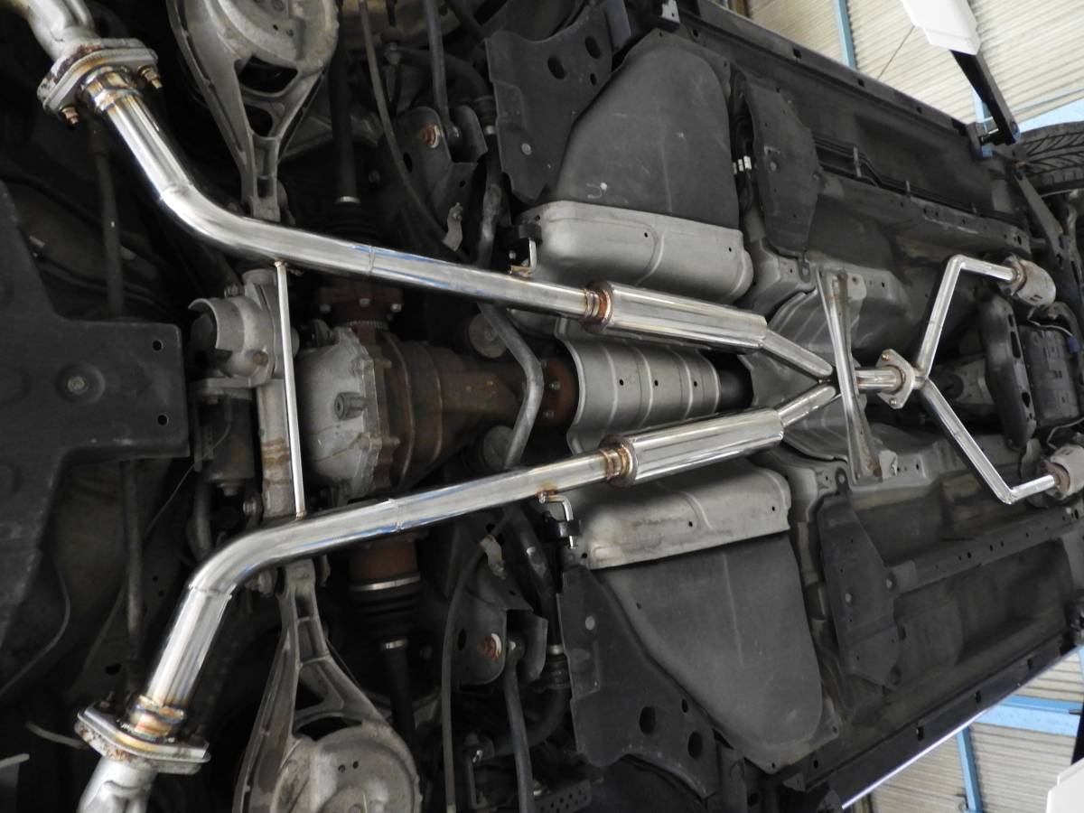 【送料無料】PY50 50フーガ 3.5L 前期 サイレンサー付き 中間マフラー拍卖