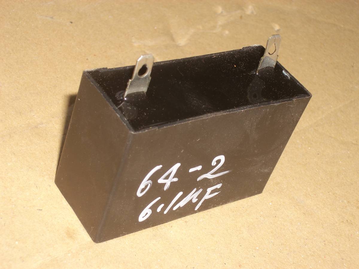 単相交流用 ACコンデンサー(64-2) 6.0μファラッド拍卖