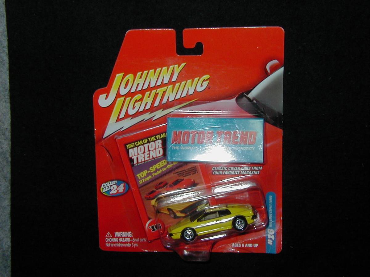 JOHNNY LIGHTNING MOTOR TREND 1980 LOTUS ESPRIT TURBO ジョニーライトニング1980 ロータス エスプリ ターボ イエロー 未開封拍卖