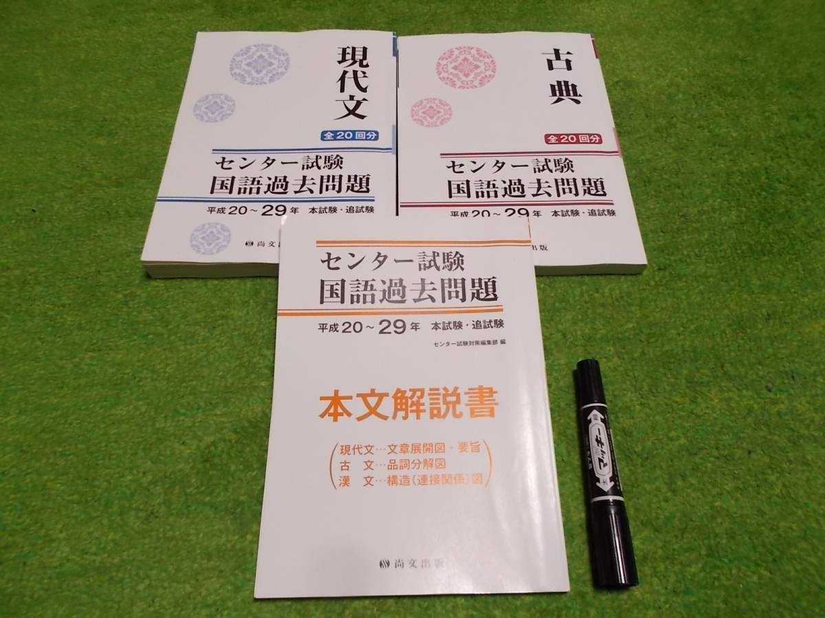 センター試験国語過去問題 平成20~29年 本試験・追試験 全20回分拍卖