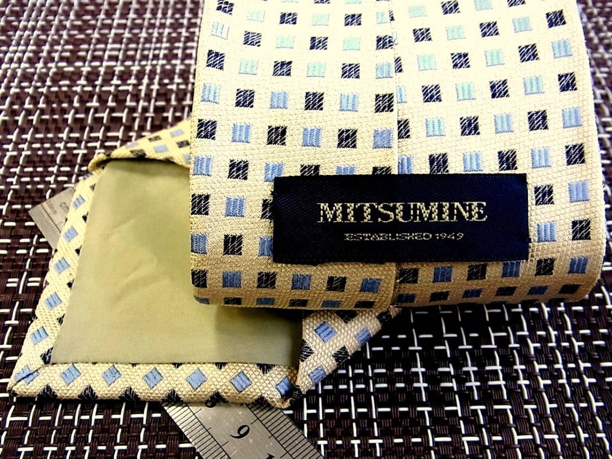 ・ω・ ★SALE★3408☆SALE☆980円■ミツミネのネクタイ拍卖