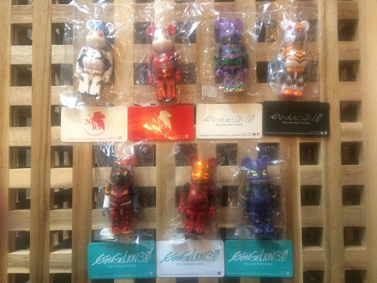 エヴァンゲリオン BE@RBRICK 100%セット(ベアブリック・シークレット・メディコムトイ・フィギュア)拍卖