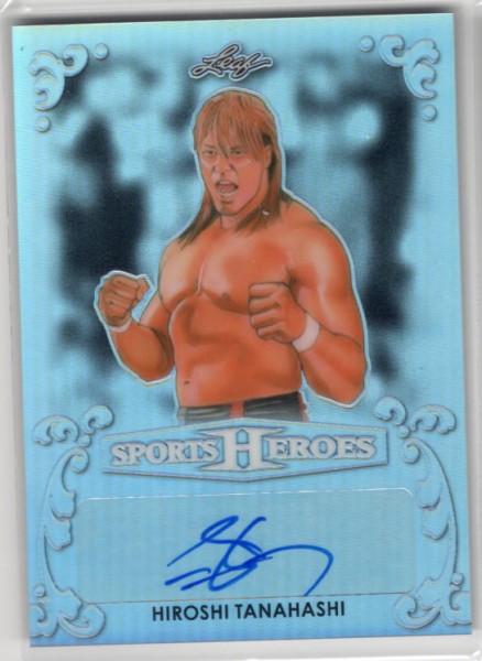 新日本プロレス★棚橋弘至 2017-18 Leaf Metal Sports Heroes 直筆サインカード拍卖