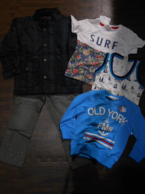 ★back number kids&MPS★新品100cm&110cm 福袋5点入り ジャンパー/ズボン/タンクトップ/トレーナー/Tシャツ 送料710円拍卖