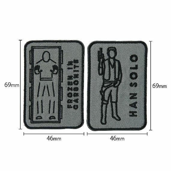 【新品・未開封】ユニクロ×スターウォーズ STAR WARS ワッペン フローズンインカーボナイト ハンソロ ルーカスフィルム拍卖