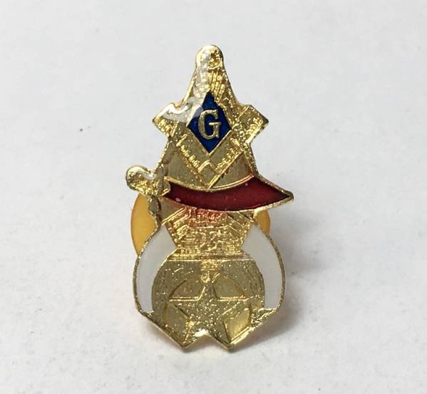 フリーメイソン シュライナー ピンバッジ 友愛結社 秘密結社 #E拍卖