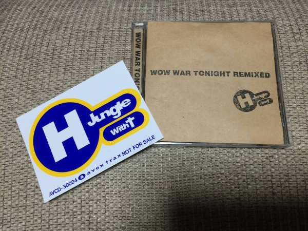 美品 H Jungle with t CDアルバム 「WOW WAR TONIGHT REMIXED」拍卖