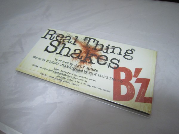 B'z Real Thing Shakes CD [cvw拍卖