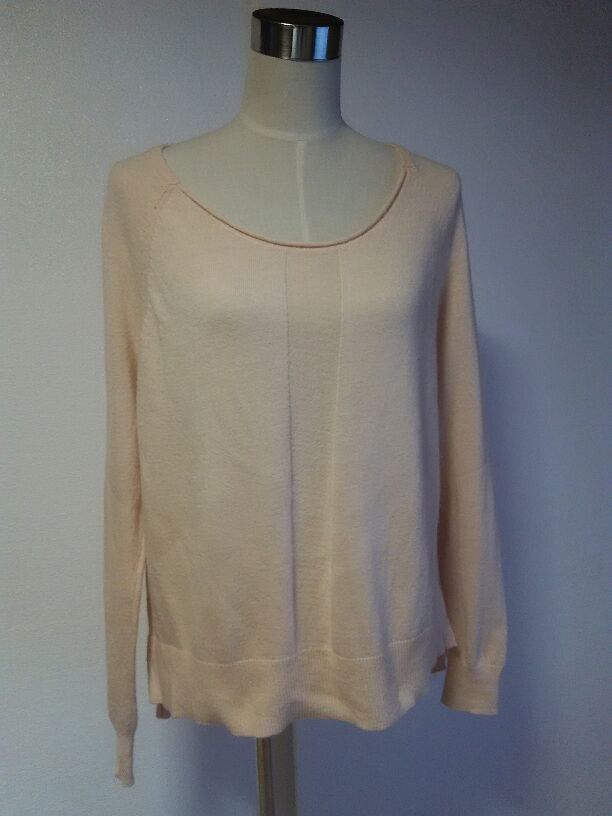 ☆ フォーエバー21 やさしいサーモンピンク のデザインニット F ☆ 拍卖