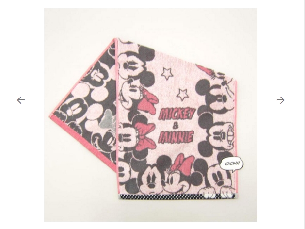 @【即決】◇フェイスタオル◇ディズニー ミッキー&ミニー くるくるフェイス スポーツタオル 運動会 部活 キャラクター ピンク 拍卖