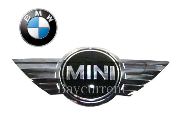 正規純正品 BMW MINI ミニ フロント エンブレム R50 R52 カブリオレ クーパー One OneD 51147026184 フードバッジ オーナメント拍卖