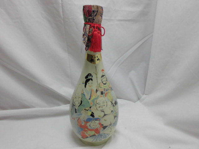 芋焼酎 薩摩無双 無双鶴首七福神 未開封 1800ml拍卖