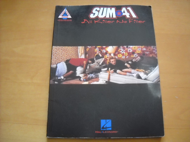 SUM41「ALL KILLER NO FILLER」ギタースコアTAB譜(洋書)拍卖