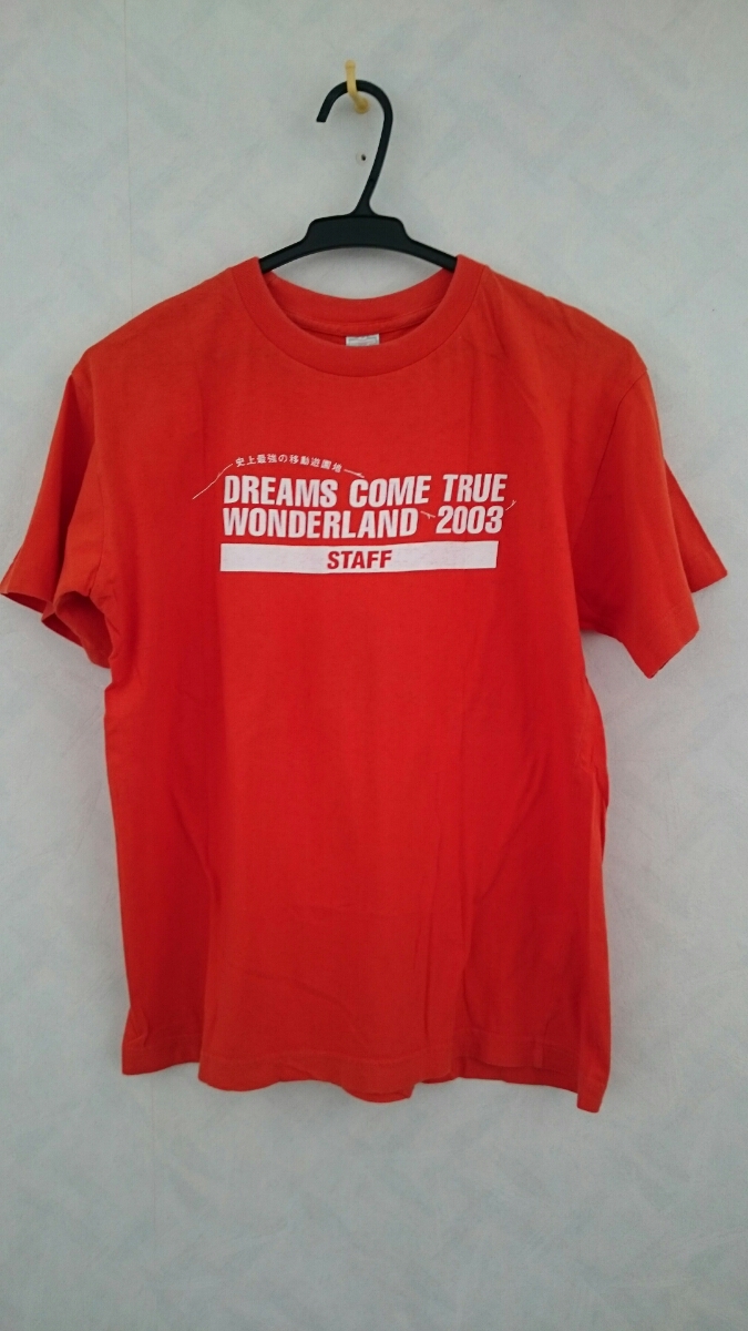 DREAMS COME TRUE WONDERLAND 2003 STAFF Tシャツ サイズM ドリカム スタッフTシャツ拍卖